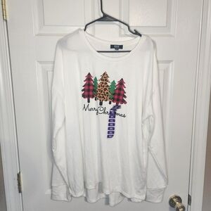 Modern Lux White Christmas Tree Top